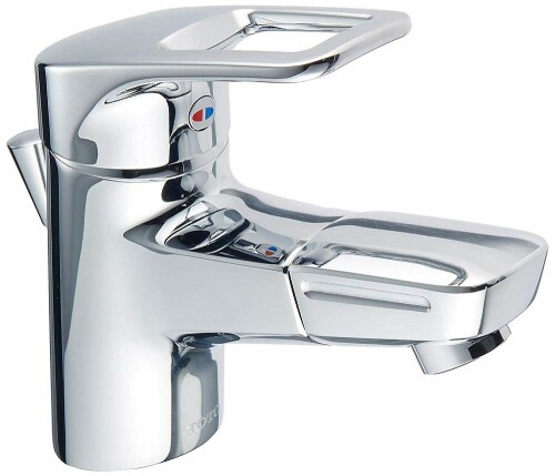 TOTO 洗面用シングル混合水栓 TLHG31DEFR １穴・ワンプッシュ式 43,222円