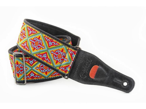 RightOn STRAPS (ライトオン ストラップス) ギターストラップ 幅 6cm、長さ 90~150cm HAFA RED 8,011円