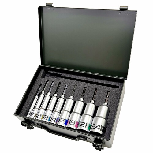 より良い物の具(Besttool) KOSEI セミロングソケットセット 9本組 金属元素容れもの入 BDS-824SCM