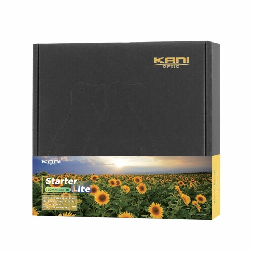KANI 100mm幅 HT100 III スターターセット Lite 角型フィルターセット アダプターリング兼用CPL付属 アダプターリング付属 角型フィルター3枚装着可能 レンズ枠径82mm対応 収納ケース付属 818836