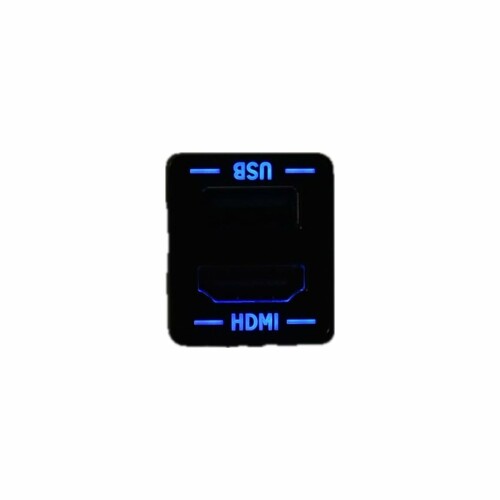 アルパイン(ALPINE) アルパインカーナビ用 青碧LED書きもの ビルトはたご屋USB/HDMI繋ぎ合わせる社会的単位 トヨタ車小型添え物ソケット向け