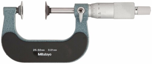 ミツトヨ 歯厚マイクロ米突 アナログ 超硬アロイ心付け付 GMA-50W 123-114