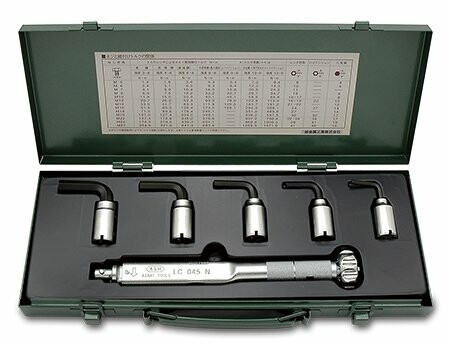 ASH トルクレンチ六角棒鍵尖端仕掛ける LC045N+4-10粍 LCX2000