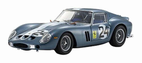 京商オリジナル 1/18 フェラーリ 250GTO 1962 セブリング #24 (ブルー) 完成品 KS08438D