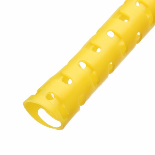パンドウイット 電話線保護すること熱電子管 細長い切口型渦巻き 食パン一回り 束線径20.6[ファイ]粍 30m一巻き 黄 PW100F-C4