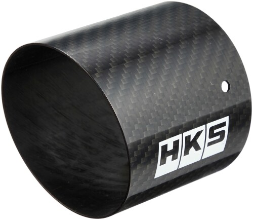 HKS 排気系パーツ Hi-Power SPEC-L II オプションフィニッシャーカバー [ファイ]75 L\u003d76 カーボン 34002-AK019