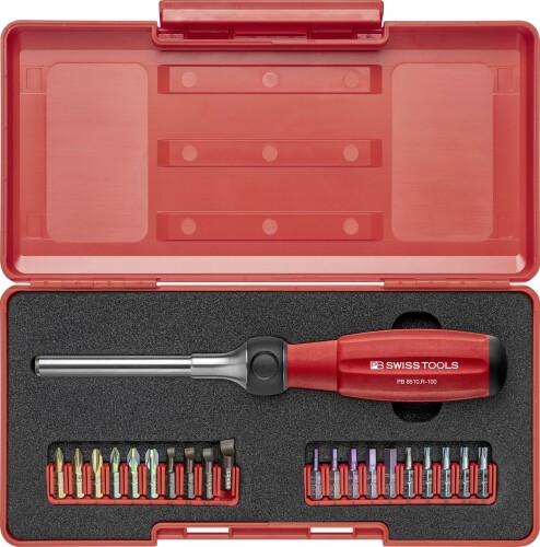 ピービースイスツールズ(PB Swiss Tools) 8510R-100SET ツイはやりっ児 ラチェットドライバーセット 8510R-100SET