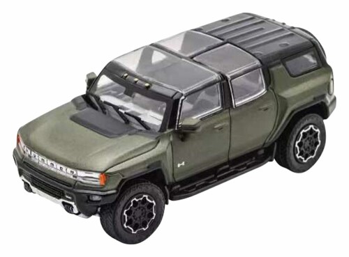 ゲインコーププロダクツ 1/64 GMC Hummer EV SUV (LHD) グリーン 完成品 KS049-359