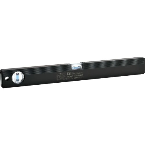 全てのアイテム 高い素材 エビス ベーシックレベル磁石付 ブラック ED-45MBBL 450mm 気泡管カラー:ブルー nouwn.com nouwn.com