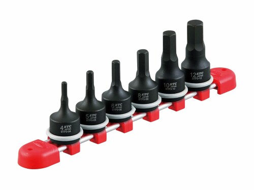 京都機械工具(KTC) ヘキサゴンソケットセット TBTP306P 差しひびき鍵用 6個組 1書き割り