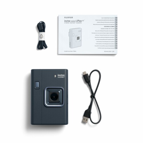 富士フイルム(FUJIFILM) チェキ インスタント写真機/スマホプリンター instax mini LiPlay PLUS INS LIPLAY PLUS BLUE VN
