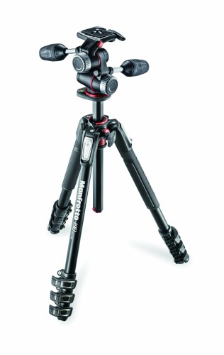 マンフロット(Manfrotto) プロ三脚 190シリーズ アルミ 4段 + RC2付3Way雲台キット MK190XPRO4-3W