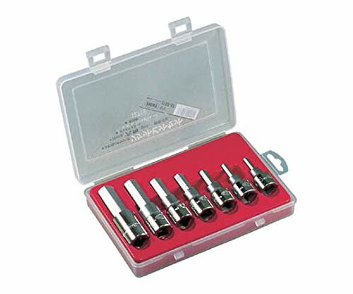 エイト 六角ソケットビット 寸法(差込角12.7mm) 7本セット 5~17mm 21SBS7