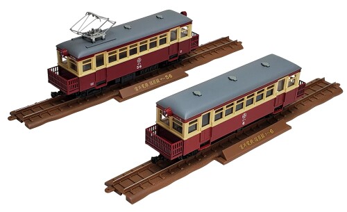 鉄道コレクション 鉄コレ ナローゲージ80 猫屋線 観光急行 「うみねこ」 デハ56 + クハ6 旧塗装 2両セット ジオラマ用品 322313