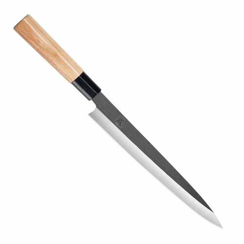 MITSUMOTO SAKARI 柳刃包丁 270mm 片刃 タングステン合金鋼 手鍛造 ヤチダモ材柄｜ビッグゲート 12,172円