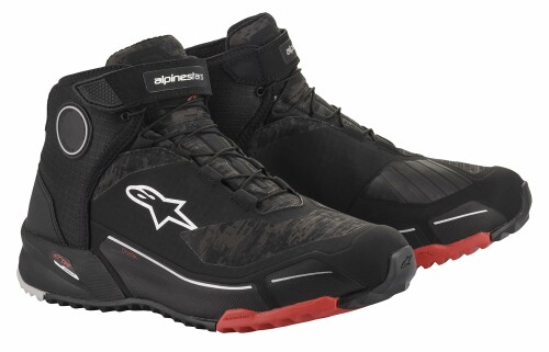 alpinestars(アルパインスターズ)バイクシューズ BLACK CAMO RED US 8.5/26.0cm CR-X DRYSTAR RIDINGシューズ 261 1820