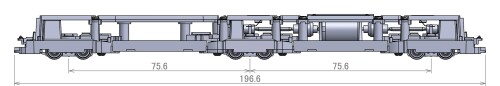 鉄道コレクション 鉄コレ 動力ユニット LRT用5連接 TM-LRT05 鉄道模型用品 319054