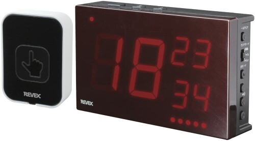 リーベックス(Revex) ワイヤレス チャイム インターホン XPNシリーズ 送受信機セット タッチセンサー 増設用 呼び出しチャイム ナンバー表示 病院 介護 XPN1910C