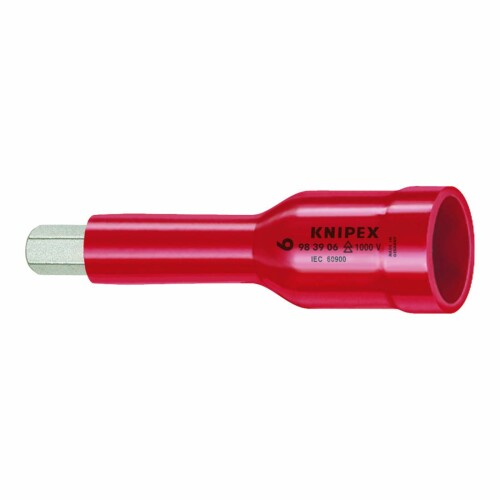 クニペックス KNIPEX 9839-05 (3/8SQ)不成立ヘキサゴンソケット 1000V
