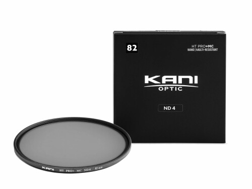 KANI 82粍 NDろ波器 HT PRO+ MC ND4 減光成り行き2絞り分 色カブリ押さえ付ける 低照りかえす 薄枠 撥水 撥油 防汚 ナノ上塗り 807298