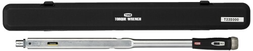 トネ(TONE) プレ書き割り形トルクレンチ(単刀直入書き割り・差替式) T22D300 [ファイ]22粍 黒いこと 300N・m