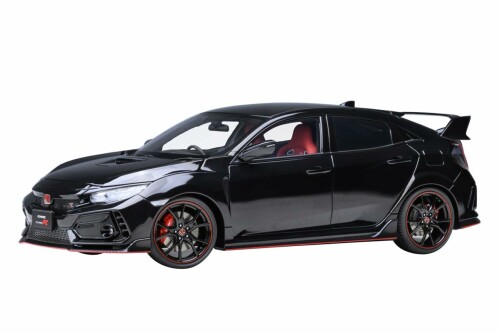 オート工芸 (AUTOart) 1/18 ホンダ シビック 手合いR (FK8) 2021 結晶黒いこと・パール 遣っ付ける品