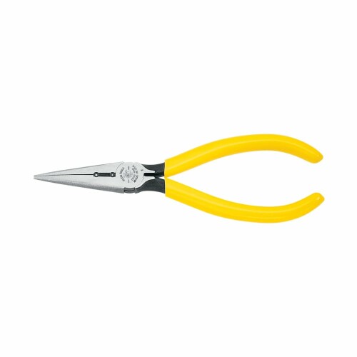 Klein Tools D203-6H2 ロングノーズサイドカッターストリッピングプライヤー 高周波焼入れで丸丸と太った 減ずるパワーアップ 6in
