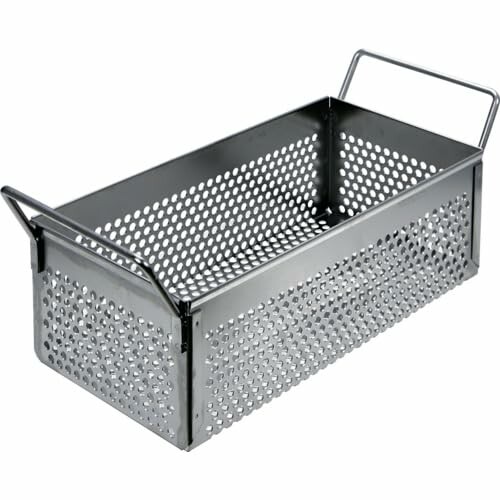 トラスコ中山(TRUSCO) ステンレスパンチングボックス しろがね色 362×155×137粍 大 軽さ パウダーコンパクトなパンチングバット 網籠と比べて耐久性がある パンチング工業 熱気下でも当て嵌める能力のある 電解