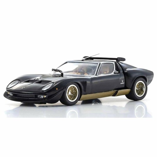 京商オリジナル 1/43 ランボルギーニ ミウラ SVR ブラック/ゴールド 完成品