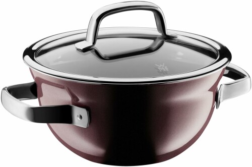 WMF (ヴェーエムエフ) 田の実鍋 3合炊き 屁っ放り火専用 無水膳立て 生まれながら原鉱から生まれた鉱物原材料 「核融合反応テック 鉱物 田の実ポット 20糎 RQ (ローズクォーツ)」10年引き受ける ＦＲＧ製 W