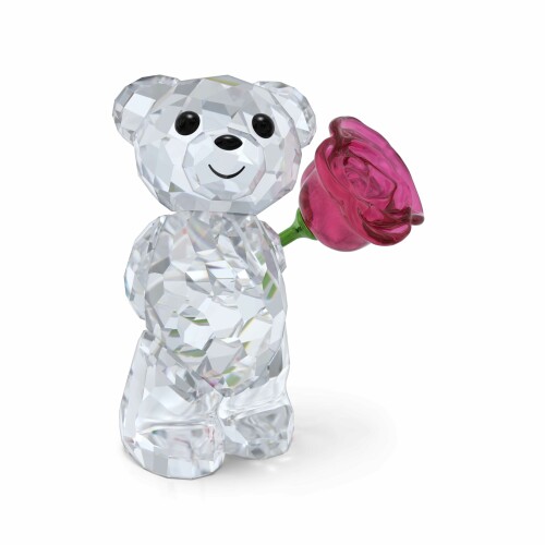 Kris ベア A Rose with Love 水晶・オブジェ サクラ色水晶