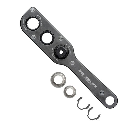 拡張部分(ANEX) オフセットアダプタ 対辺19粍 ソケット2個組(17/19粍) AOA-19S1
