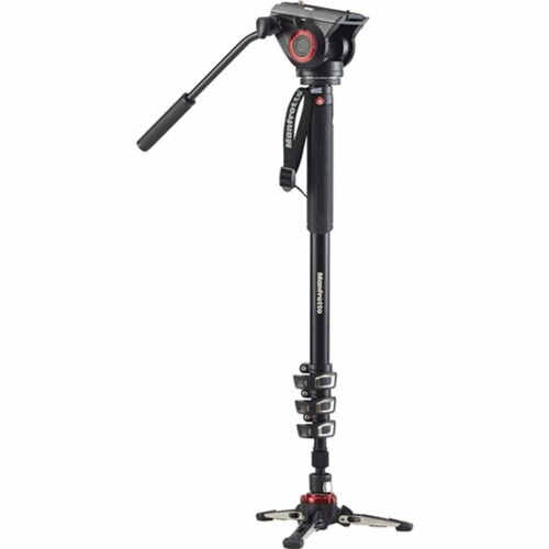 マンフロット(Manfrotto) 一脚 XPROフルードビデオ一脚 フルード雲台MVH500AH好いかげんに品嘱する 軽銀 MVMXPRO500
