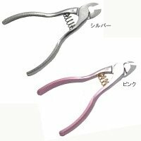 爪切り 爪もの言う花 可愛らしい しろがね色 0927537