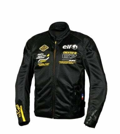 elf(エルフ) EJ-S121 バイク用 ジャケット 春夏モデル エオリアメッシュジャケット LLサイズ ブラック&イエロー