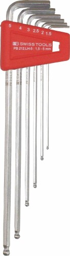 ピービースイスツールズ(PB Swiss Tools) 212LH-5 どんぶり鉢付ロング六角鍵仕掛ける(風呂敷き包みありの実) 212LH-5