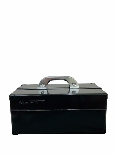 SIGNET(シグネット) 両開き工具箱 DIYツールボックス ブラック 54024