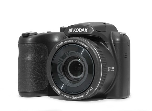 PIXPRO KODAK(コダック) コンパクトデジタルカメラ 25倍光学望遠レンズ 1635万絵素 24粍（広角） 黒いこと AZ255BK-AMZ