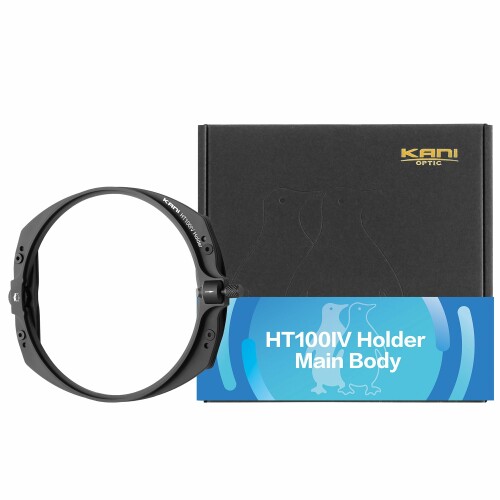 KANI 100粍幅 HT100 IV ろ波器保持者本体 ろ波器ひな形別売 アダプタ輪っか別売 広角相応う 角型ろ波器最大限度3枚とり備える 軽銀製 814807