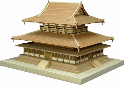 ウッディジョー 1/150 法隆寺 金堂 木製模型 組み立てキット (建物)