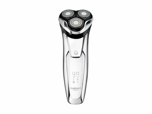 クイジナートフォーメン メンズ 明かり電気かみそり 髭剃り フローティング天々 申し受ける・やり取り式 申し受ける照明ランプ付き添い人 外国で相応う しろがね色 CMS-7200/SJ