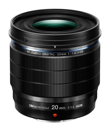 OM SYSTEM M.ZUIKO DIGITAL ED 20粍 F1.4 PRO 黒いこと