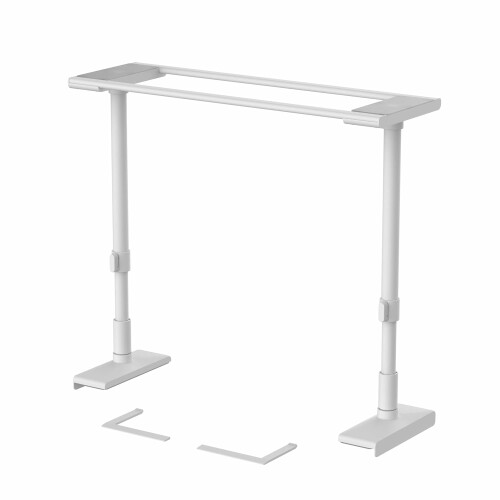 HEIAN SHINDO 冷蔵庫転倒防止つっぱり棒65(ストッパー付) マットホワイト 冷蔵庫幅65cm用 取付高さ50~75cm 防災グッズ 家具転倒防止ポール 冷蔵庫用 FEQ-655WH 平安伸銅工業