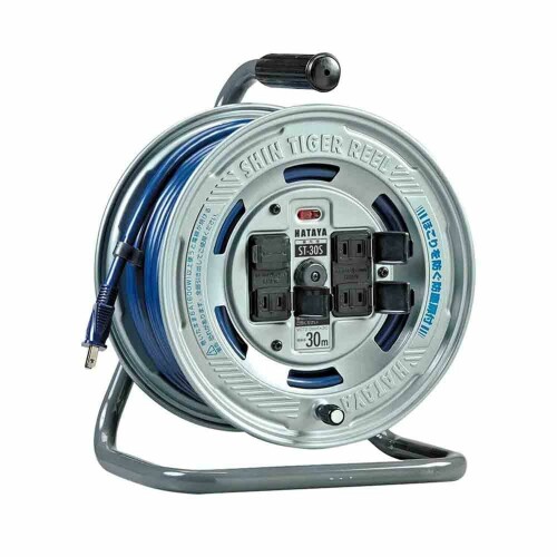 ハタヤ (HATAYA) 吊りひも木管 屋内用 100V型 吊りひも30m 太さ2.0? 判定基準型 体温検知器内蔵 (電話線溶かす押しとどめる役立つこと) 差し込み4個 差し込み防塵扉 飛行士照明ランプ内蔵 身寄り用 工業プラント用 築き上げる現
