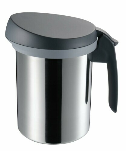 オークス レイエ Leye ロカポット 油絵の具ポット 油こし器 日本製 似つこらしい静電容量 0.6L 注ぐだけで 二重 濾す 遣りくち 濾波器 黒色火薬付き添い人 LES3241