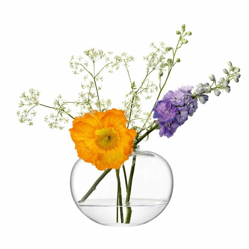 LSA(エルエスエー) フラワーベース(花器) クリア高さ15cmFlower(フラワー)G1722-15-301