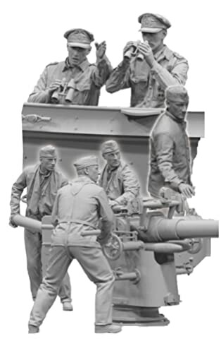 ボーダーモデル 1/35 ドイツ海軍 潜水艦 乗組員&指揮官 6体セット レジンキット BR002 成型色