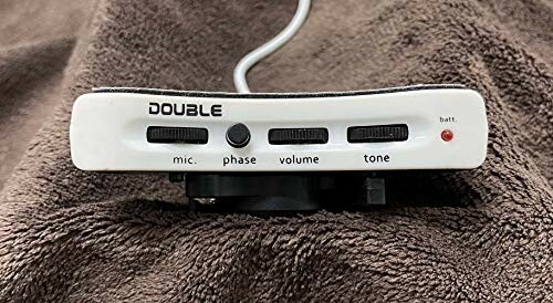 楽器、器材 ギター、ベース用パーツ、アクセサリー ト送料込 Double アクティブピックアップ アコースティックギター用 