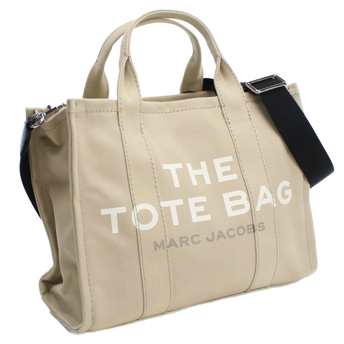 MARC JACOBS マークジェイコブス ザ キャンバス トートバッグ ミディアム M0016161 260 THE TOTE BAG MEDIUM レディース ベージュ|ブランド総合卸 ビッグヒット