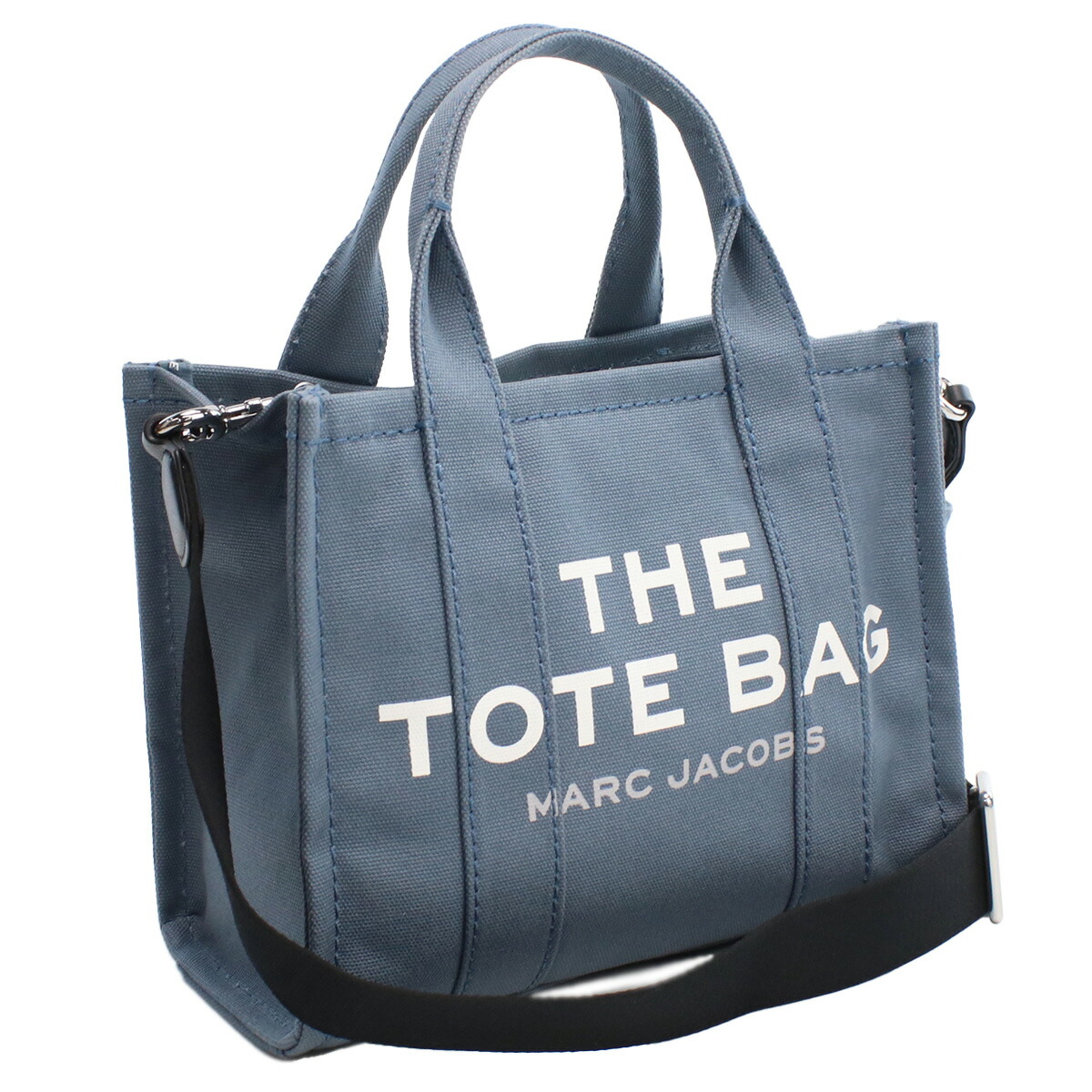 MARC JACOBS マークジェイコブス ザ キャンバス トートバッグ スモール M0016493 481 THE TOTE BAG SMALL BLUE SHADOW レディース ブルー